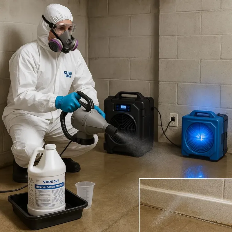 Sanitization and Odor Removal process in Charlestown, NH